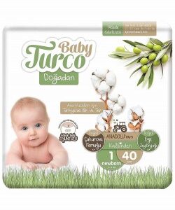 Baby Turco Doğadan (no:1) Jumbo Yenidoğan 40 - Görsel 1