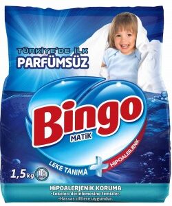 Bingo Matik Parfümsüz 1,5 Kg X10 - Görsel 1