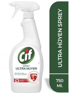 Cif Sprey Ultra Hijyen Çamaşır Suyu Katkılı 750 Ml... - Görsel 1