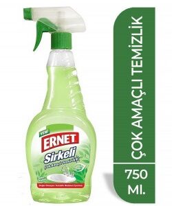 Ernet Sprey 750ml Sirkeli Çok Amaçlı Temizlik X12 - Görsel 1