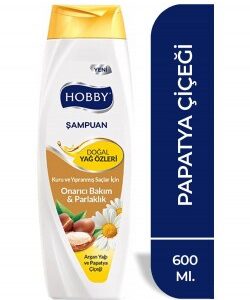 Hobby Şampuan 600 Ml Argan Yağı Ve Papatya - Görsel 1