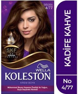Koleston Saç Boyası 4/77 Kadife Kahve - Görsel 1