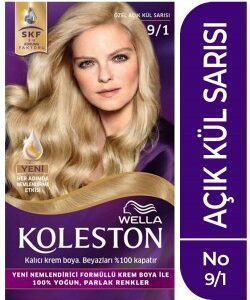 Koleston Saç Boyası 9/1 Açık Küllü Sarı - Görsel 1