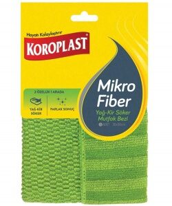 Koroplast Mikrofiber Yağ-kir Sökücü Mutfak Bezi - Görsel 1