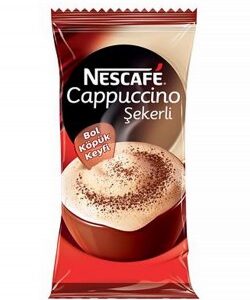 Nescafe Cappuccino Şekerli 14g - Görsel 1