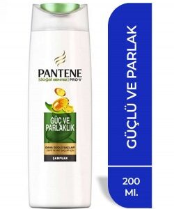 Pantene Şampuan 200 Ml Güçlü Ve Parlak - Görsel 1
