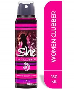 She Deodorant 150 Ml Women Clubber - Görsel 1
