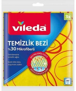 Vileda Sarı Temizlik Bezi 3'lü - Görsel 1
