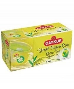 Çaykur Yeşil Çay Süzen Poşet Sade 40 Gr - Görsel 1