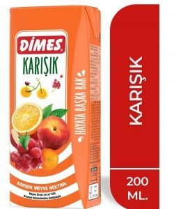 Dimes Meyve Suyu 200 Ml Karışık X27 - Görsel 1