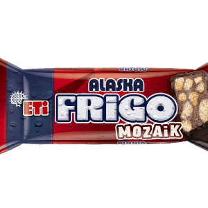 Eti Alaska Frigo Bitter Çikolata Kaplı Bisküvi Parçacıklı Sütlü Kakaolu Soğuk Tatlı Bar - Görsel 1