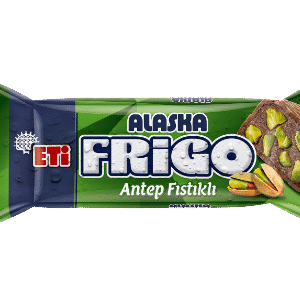 Eti Alaska Frigo Sütlü Çikolata Kaplı Antep Fıstıklı Sütlü Kakaolu Soğuk Tatlı Bar - Görsel 1