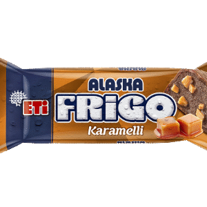 Eti Alaska Frigo Sütlü Çikolata Kaplı Karamel Parçacıklı Sütlü Kakaolu Soğuk Tatlı Bar - Görsel 1