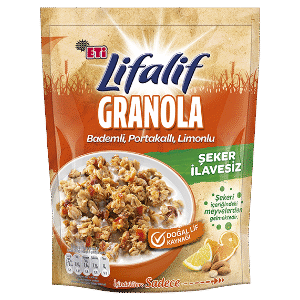 Lifalif Bademli, Portakallı ve Limonlu Granola - Görsel 1