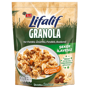 Lifalif Yer Fıstıklı, Üzümlü, Fındıklı, Bademli Granola - Görsel 1