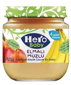 Ülker 125 Gr Hero Büyük Kavanoz Elmalı Muzlu - Görsel 1